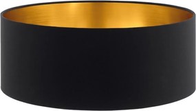 Abajur de rezervă pentru corp de iluminat Eglo 32481 TUNJA E27 d. 30 cm negru/cupru