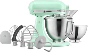 Mixer planetar KitchenAid Artisan Spearmint – Culoarea anului 2026, Model 5KSM195PSESD, 300 W, 4,7 l, Menta