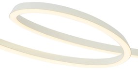 Lampa suspendată scandinavă bej 72cm incl. LED cu 3 trepte de intensitate luminoasă - Circuit