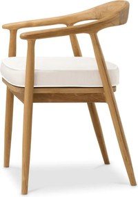 Scaun elegant design LUX Beale natur/ off-white