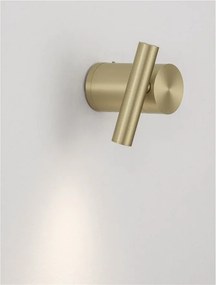 Aplica cu Spot de perete CICLO aurie