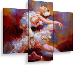 Tablou - Balerină,pictură (90x60 cm)