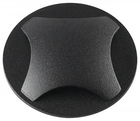 Spot incastrabil LED pentru exterior IP65 BISCOTTI negru MYO036-L3B3K