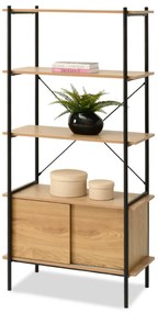 Raft Almasa A3 (stejar + negru). Promo -14%. 1111326