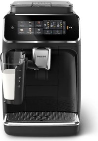 Espressor automat Philips EP3341/50 3300 LatteGo, 1500W, 15 bar, 1,8 litri, 6 bauturi, Rasnita ceramica 12 trepte, AquaClean, SilentBrew, AromaExtract, Negru