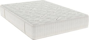 Saltea cu Spuma Memorie SilverCare, Grosime 24 cm, Husă cu Ioni de Argint, cu Mânere, Fermitate Medie - 200x200
