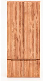 Dulap din lemn de fag 90x206 cm Vento 2 - The Beds