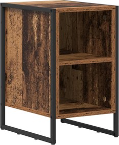 vidaXL Noptieră Lemn Vechi 39.5 x 30 x 50 cm Lemn compozit