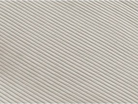 Colțar bej cu tapițerie din catifea reiată Belair – Bobochic Paris