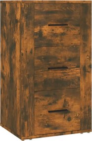 vidaXL Dulap, stejar fumuriu, 40x33x70 cm, lemn compozit