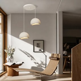 BRILAGI - Lustră suspendată pe cablu WABI SABI 2xE27/60W/230V albă