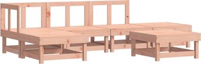 vidaXL Set mobilier relaxare grădină, 6 piese, lemn masiv Douglas