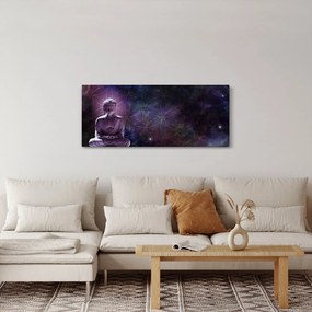 Tablou - Buddha cu florile vieții (120x50 cm)