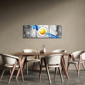 Tablou - Conexiune (cu ceas) (90x30 cm)