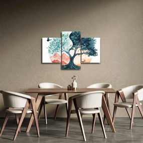 Tablou – Arbore acvarelă plin de viață (90x60 cm)