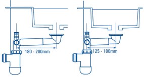 Lavoar baie pe blat si consola sustinere cu sertar, 500x500x140 mm, Deante, Temisto 500x500x140 mm