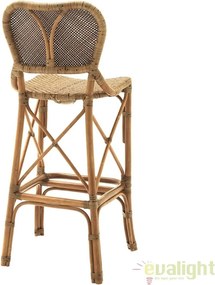 Scaun de bar design LUX din rattan, Colony 111452 HZ