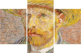 Tablou - Vincent van Gogh, Self-Portrait with a Straw Hat (The Potato Peeler), reproducere (90x60 cm)