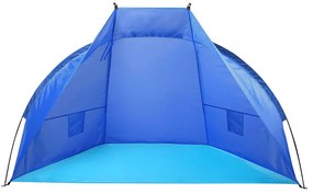 Cort semi-deschis, albastru