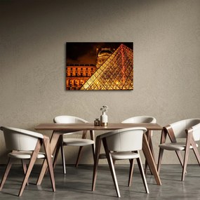 Tablou cu Louvre la Pris (70x50 cm)