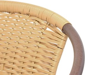 Scaun bistro de grădină - pliabil, bej