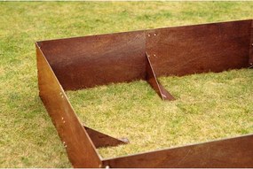 Alto Paturi ridicate 148 x 148 x 36 cm, corten CORGARDEN 1013