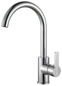 ALVEUS SET0026 - Chiuvetă de bucătărie LINE + Baterie pentru chiuvetă TONIA, 29,5 cm, satinat/crom