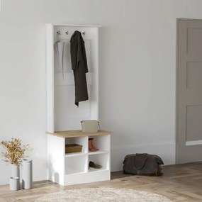 Cuier Mara  culoare alb 175 cm 