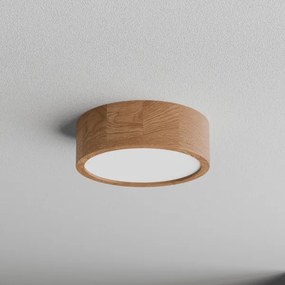 Plafonieră cu senzor CLEO, 2xE27/24W/230V, Ø 27,5 cm, stejar