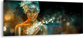 Tablou - zâna albastră (120x50 cm)