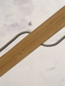 Lampadar din bambus KALIMANTAN orizontal L natur, 87cm
