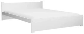 Pat dublu Culoare alb, IKAROS 180 x 200 cm Saltele: Cu saltele Deluxe 10 cm, Somiera pat: Cu lamele curbate