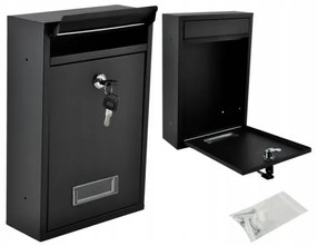 Cutie poștală neagră 21,7x32 cm