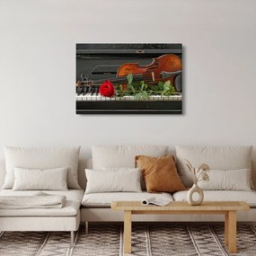 Tablou- Amintire de muzicean (90x60 cm)