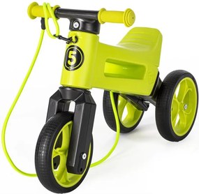 Funny Wheels - Bicicletă de echilibru 2 în 1 RIDER SUPER SPORT, verde/negru