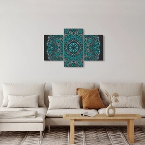 Tablou cu abstracție ornamentală (90x60 cm)