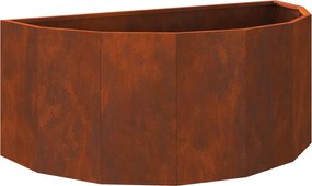 vidaXL Jardinieră Ruginit 90 x 45 x 35 cm Oțel rezistent de intemperii