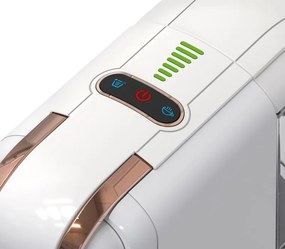 La mâna a doua: Espressor cafea macinata si capsule 8in1 Oliver Voltz OV51171M8R, 1450W, 19 bar, Alb/Auriu