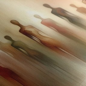 Tablou figuri abstracte în ceață