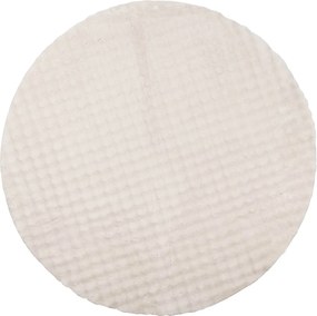 vidaXL Covoare de zonă Rotund SIROLO Bej Ø 120 CM Poliester