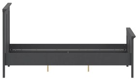 Pat matrimonial gri 160x200 cm Paris – Tvilum