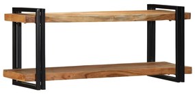 vidaXL Raft de perete 110x33x45 cm din lemn masiv de salcâm