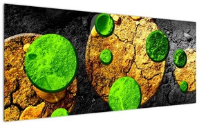 Tablou abstract - Bilă (120x50 cm)