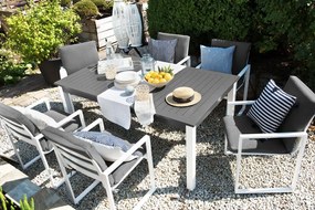 Set de masă pentru grădină Paole (gri) (pentru 6 persoane). 1011733