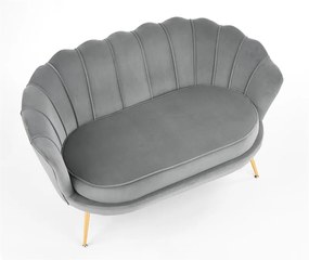 Canapea fixa Amorinito XL velvet gri