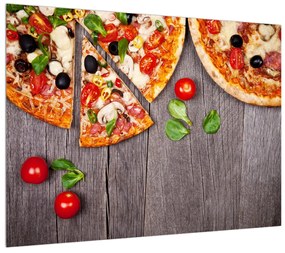 Tablou cu pizza (70x50 cm), în 40 de alte dimensiuni noi