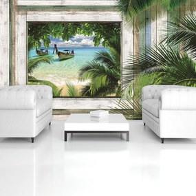 Fototapet - Plajă, mare, nisip (152,5x104 cm)