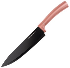 TEMPO-KONDELA LONAN, set de cuţite cu suport magnetic, 6 buc., roz auriu