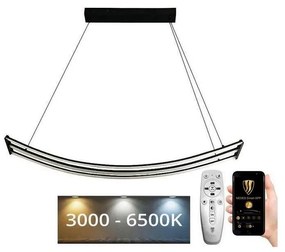 Lustră LED dimabilă pe cablu LED/70W/230V 3000-6500K + telecomandă