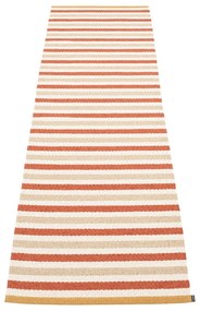 Covor tip traversă pentru interior și exterior cărămiziu/crem 70x240 cm Teo Brick – Pappelina